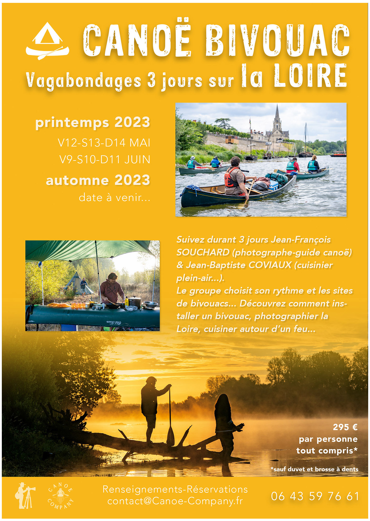 Canoe Bivouac Loire - JF SOUCHARD